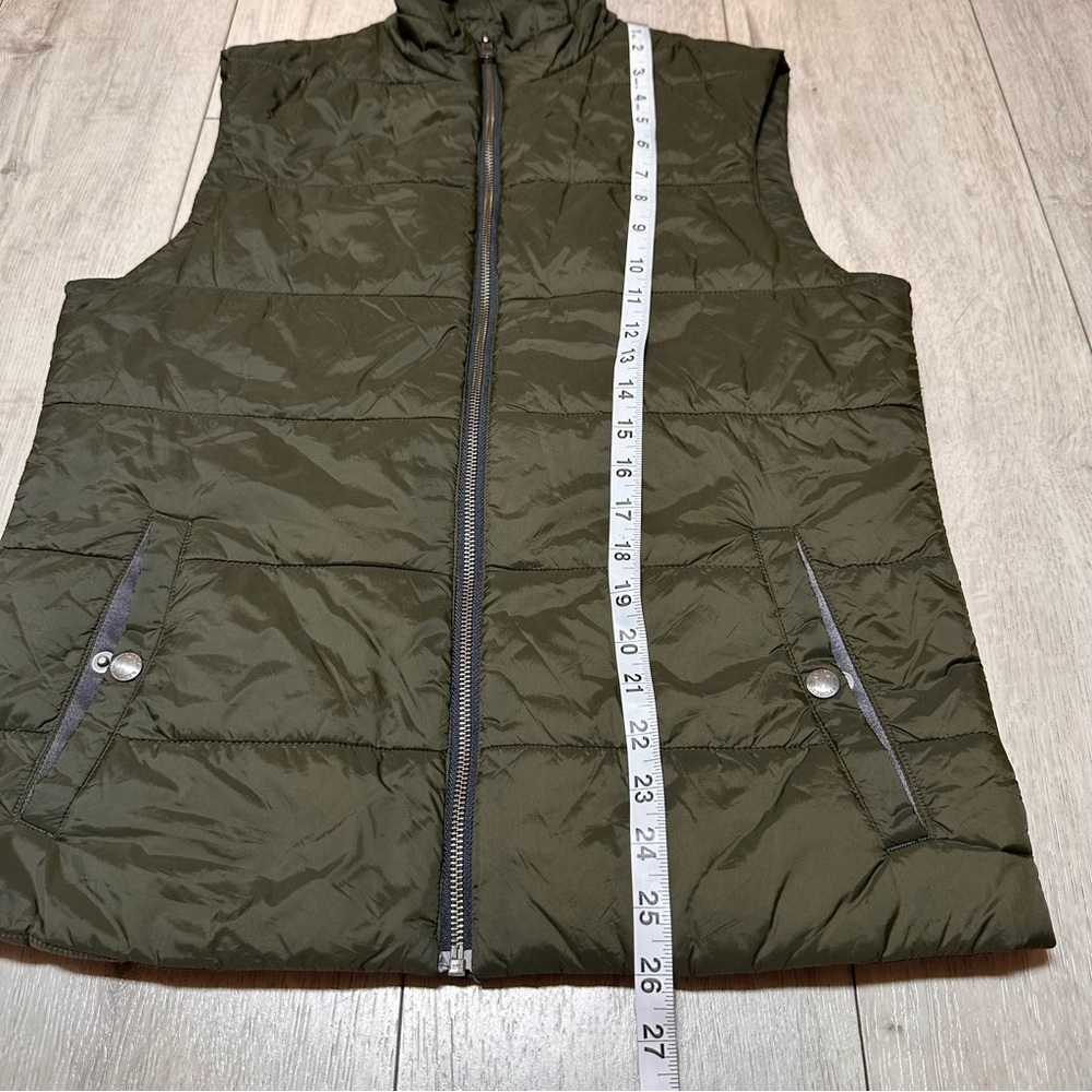 Banana Republic Quilted puffer vest sz Small zip up outerwear winter - Picture 5 of 6